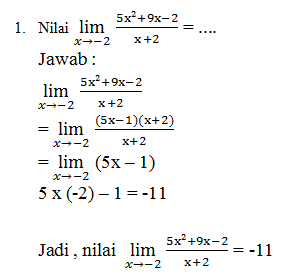 Detail Contoh Soal Fungsi Turunan Aljabar Nomer 41