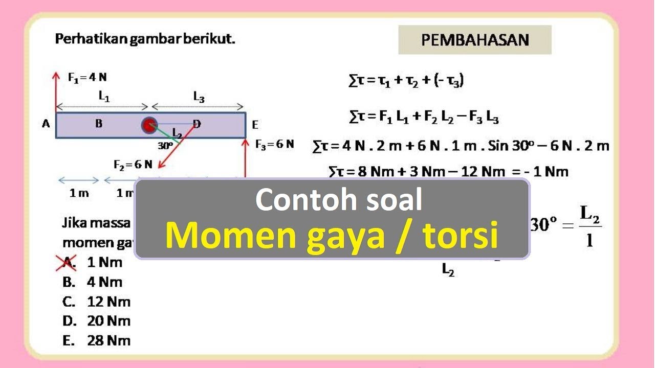 Detail Contoh Soal Gaya Nomer 11