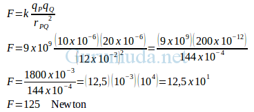 Detail Contoh Soal Gaya Coulomb Nomer 16