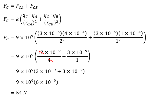 Detail Contoh Soal Gaya Coulomb Nomer 3