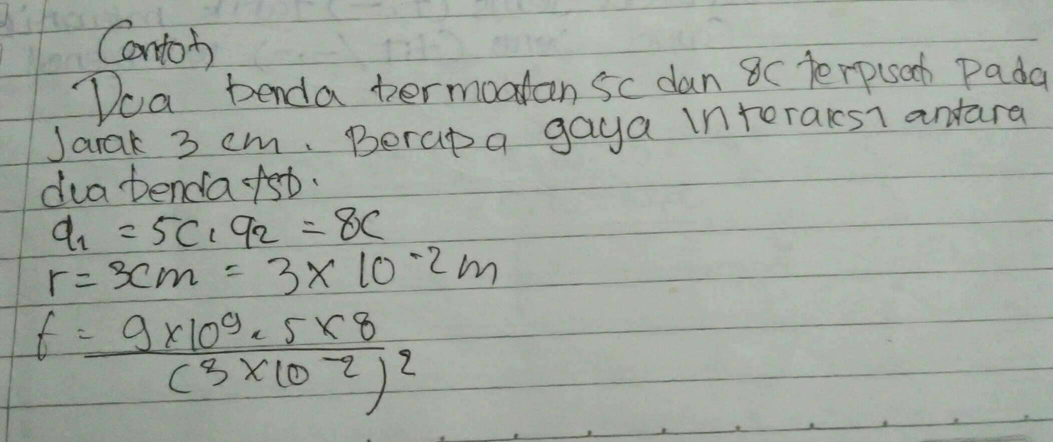 Detail Contoh Soal Gaya Coulomb Nomer 22