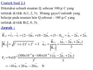 Detail Contoh Soal Gaya Coulomb Nomer 43