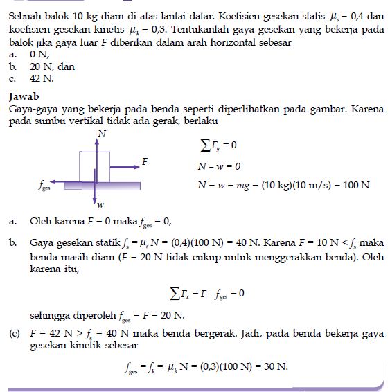 Detail Contoh Soal Gaya Normal Nomer 44