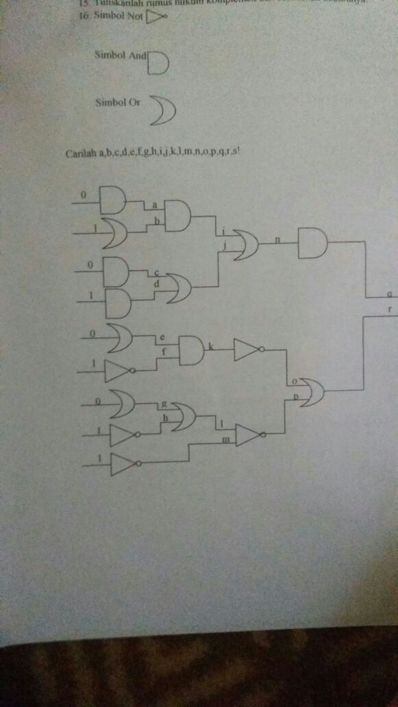 Detail Contoh Soal Gerbang Logika Dan Jawabannya Nomer 18