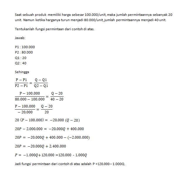 Detail Contoh Soal Harga Keseimbangan Nomer 24