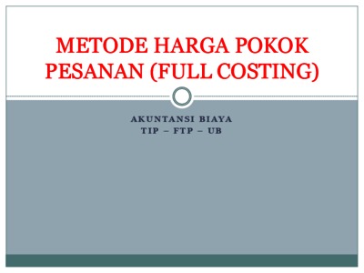 Detail Contoh Soal Harga Pokok Pesanan Nomer 23