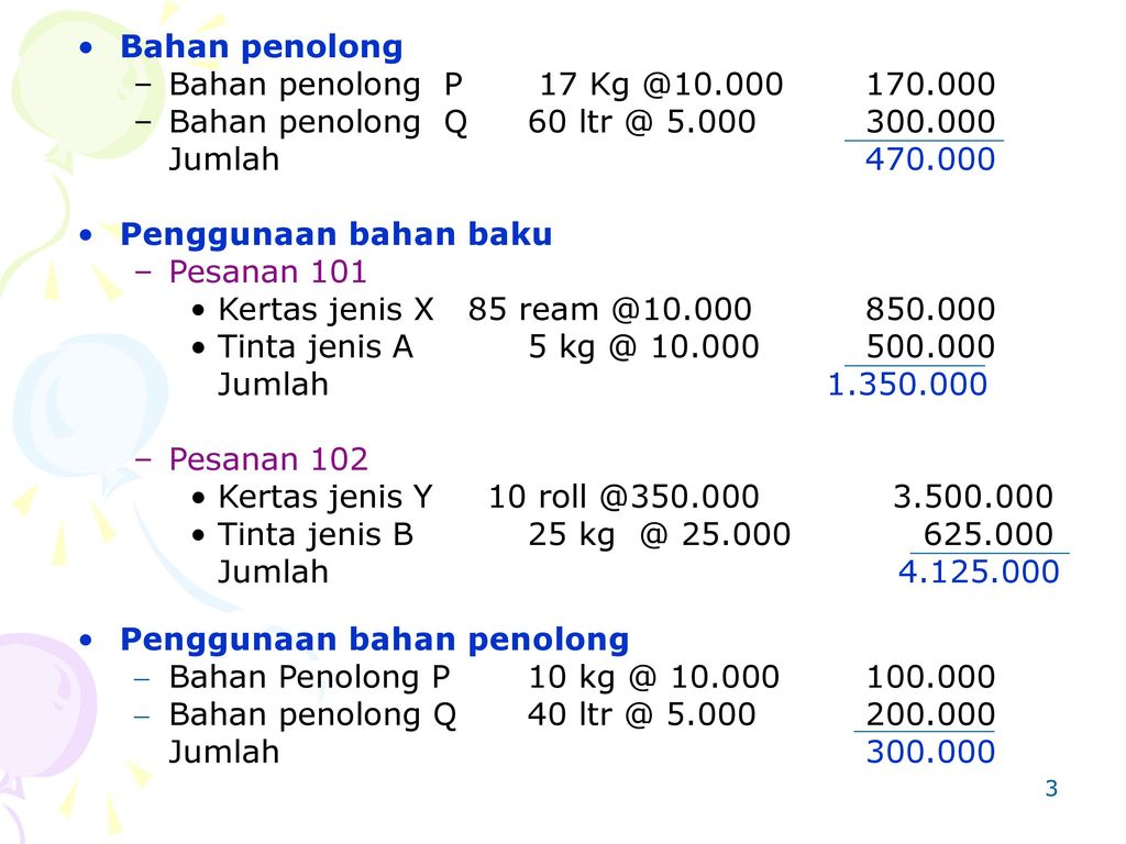 Detail Contoh Soal Harga Pokok Pesanan Nomer 5