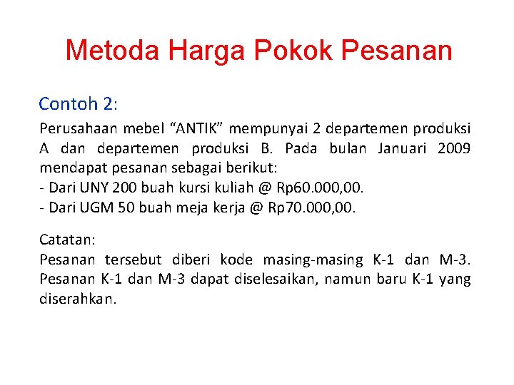 Detail Contoh Soal Harga Pokok Pesanan Nomer 7