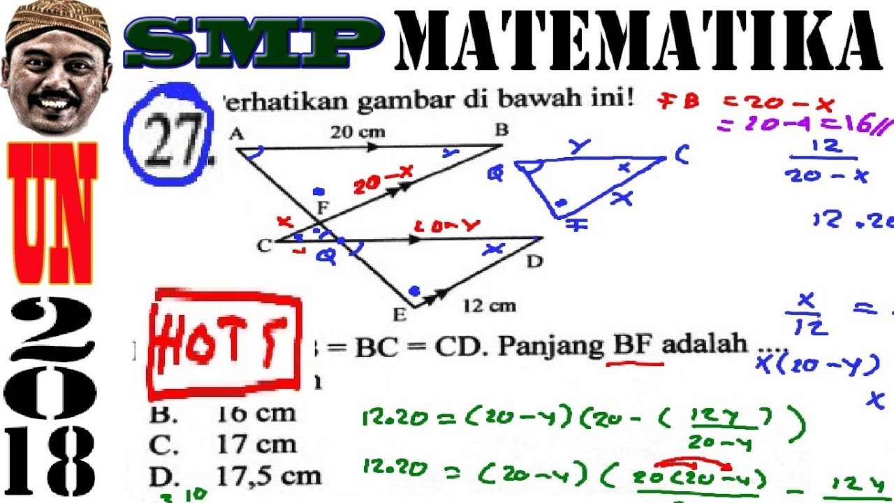 Detail Contoh Soal Hots Matematika Smp Dan Pembahasannya Nomer 41