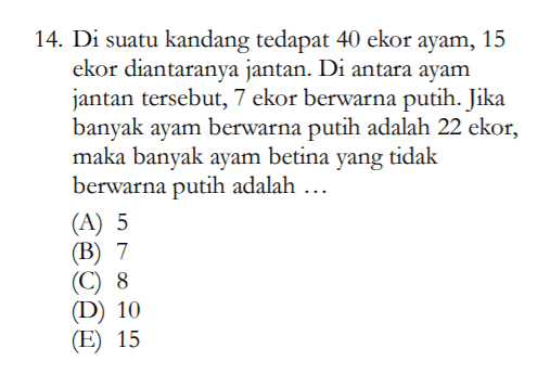 Detail Contoh Soal Hots Matematika Smp Dan Pembahasannya Nomer 7