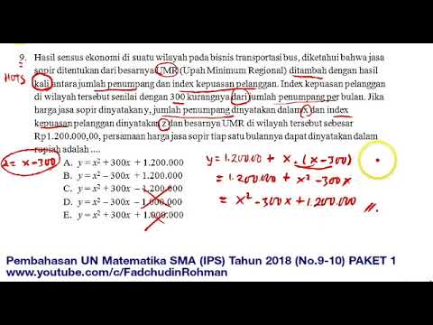 Detail Contoh Soal Hots Matematika Smp Dan Pembahasannya Nomer 10