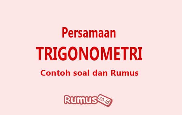 Detail Contoh Soal Identitas Trigonometri Nomer 42