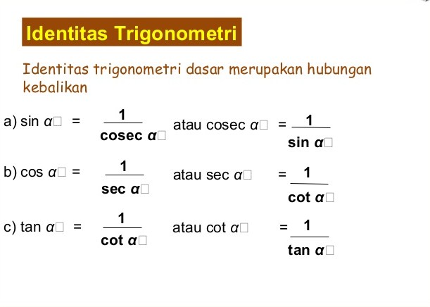 Detail Contoh Soal Identitas Trigonometri Nomer 50