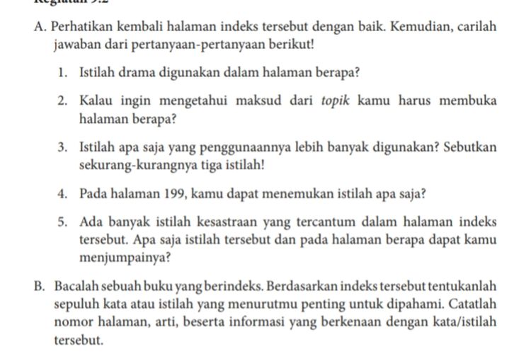 Detail Contoh Soal Indeks Buku Beserta Jawabannya Nomer 17