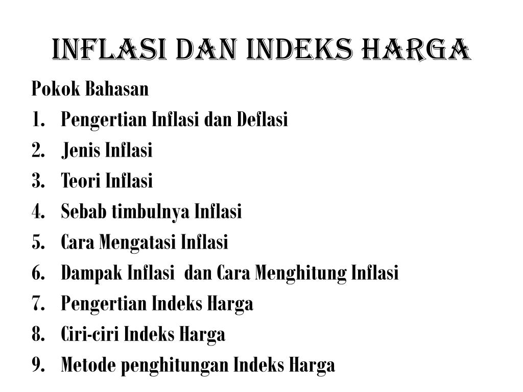 Detail Contoh Soal Indeks Harga Dan Inflasi Nomer 41