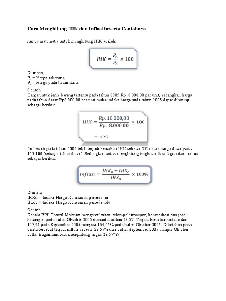 Detail Contoh Soal Indeks Harga Dan Inflasi Nomer 48