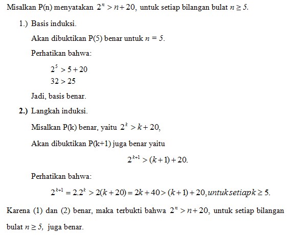 Detail Contoh Soal Induksi Matematika Kelas 11 Beserta Jawabannya Nomer 40