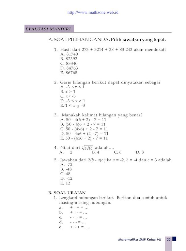 Download Contoh Soal Induksi Matematika Kelas 11 Beserta Jawabannya Nomer 48