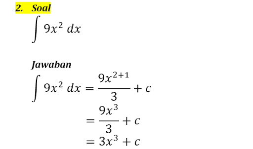 Detail Contoh Soal Integral Dan Jawabannya Nomer 2