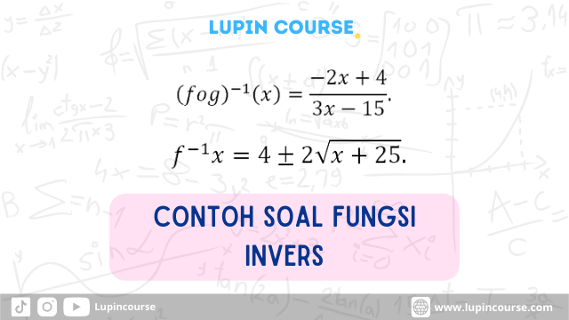 Detail Contoh Soal Invers Fungsi Nomer 14