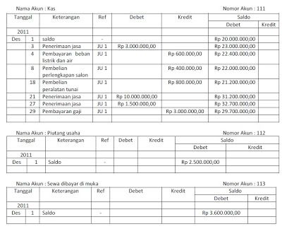 Detail Contoh Soal Jurnal Umum Buku Besar Neraca Saldo Perusahaan Jasa Nomer 23