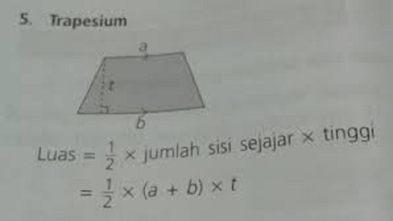 Detail Contoh Soal Keliling Trapesium Nomer 18