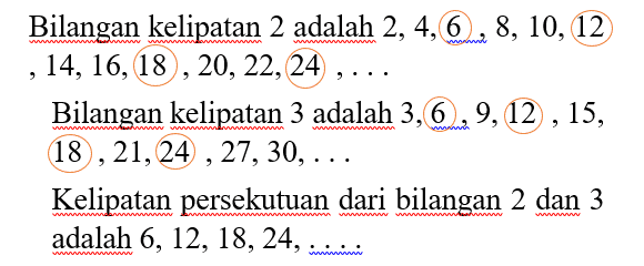 Detail Contoh Soal Kelipatan Persekutuan Terkecil Nomer 12