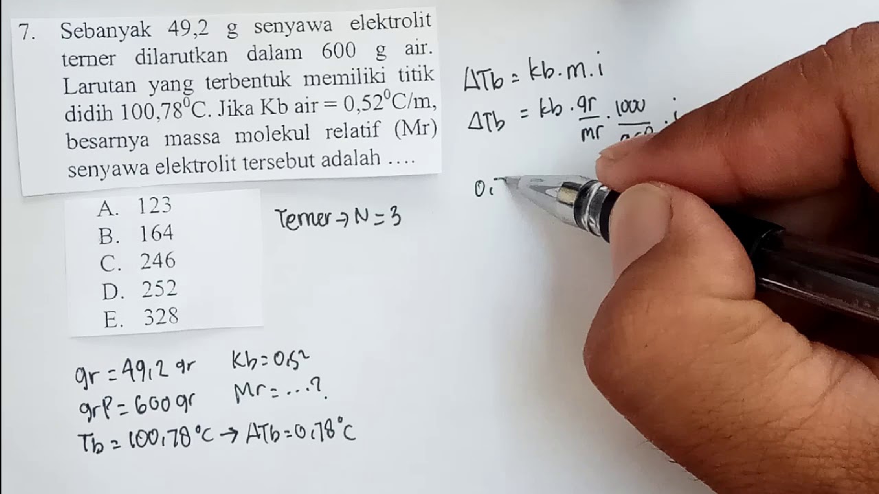 Detail Contoh Soal Kenaikan Titik Didih Nomer 17