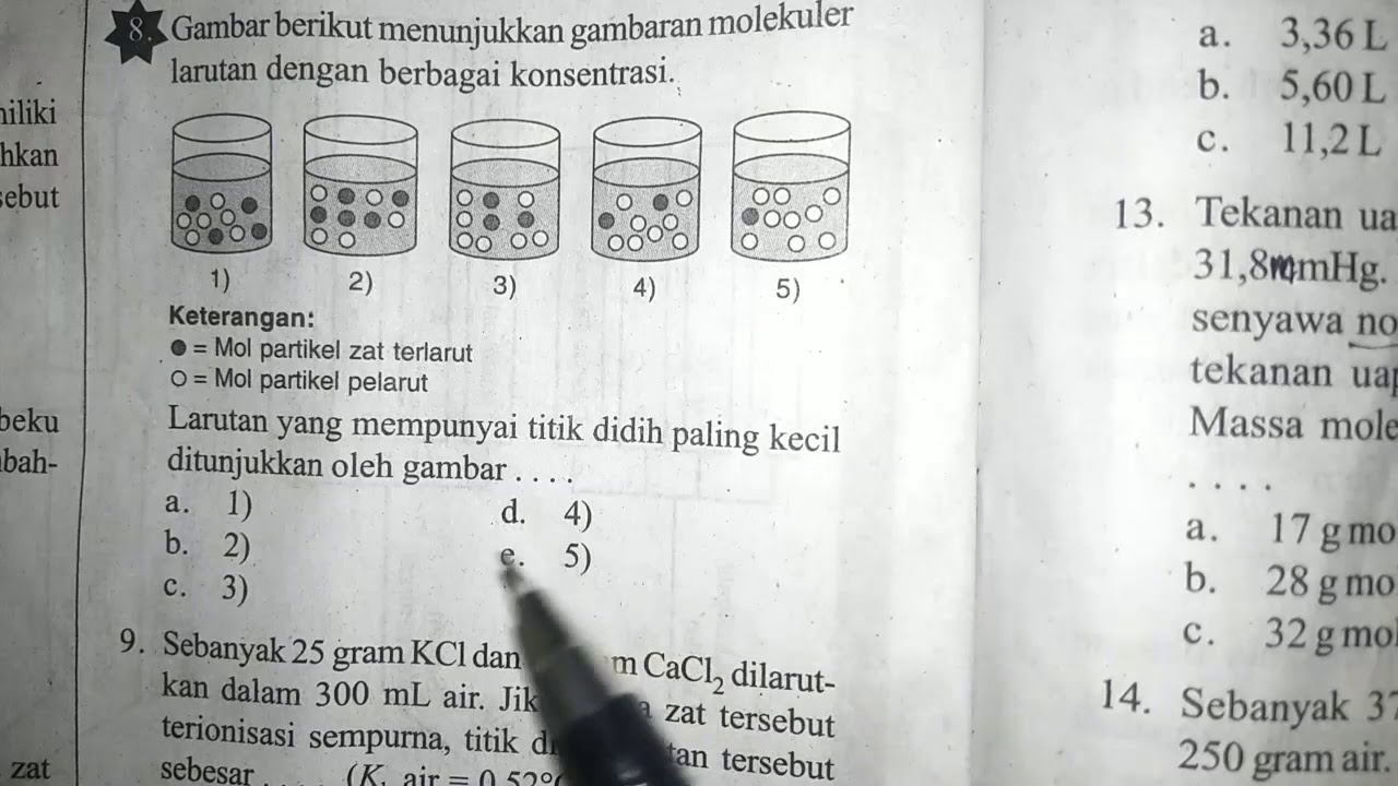 Detail Contoh Soal Kenaikan Titik Didih Nomer 30