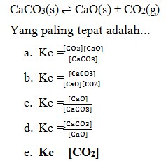 Detail Contoh Soal Kesetimbangan Kimia Dan Pembahasannya Nomer 16