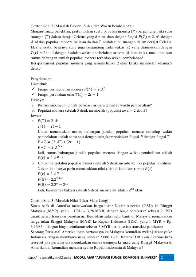 Detail Contoh Soal Komposisi Fungsi Nomer 43