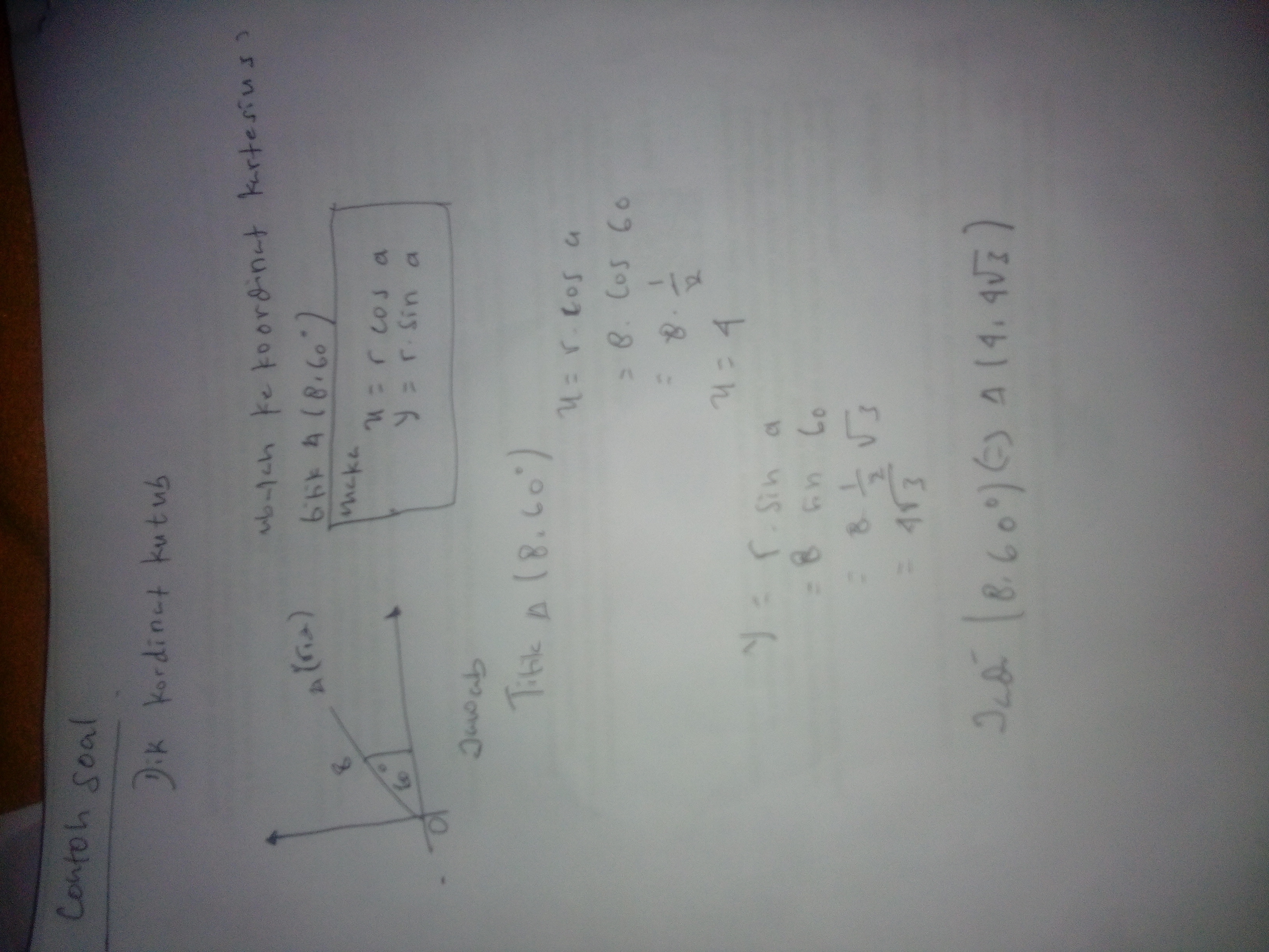 Detail Contoh Soal Koordinat Kartesius Dan Jawabannya Kelas 10 Nomer 18