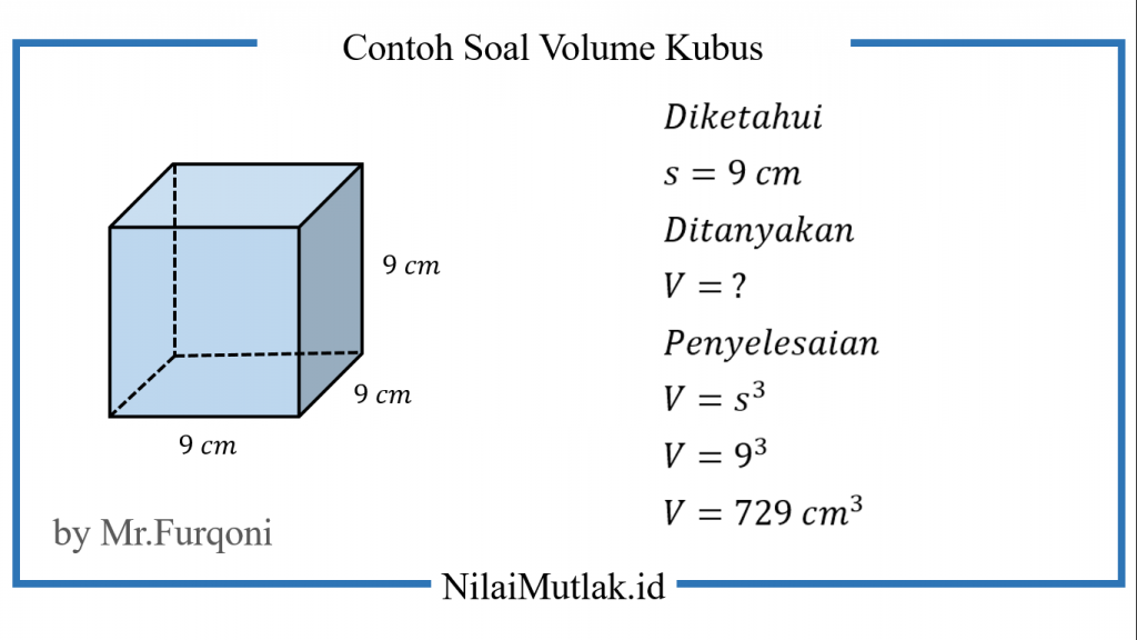 Detail Contoh Soal Kubus Dan Jawabannya Nomer 7