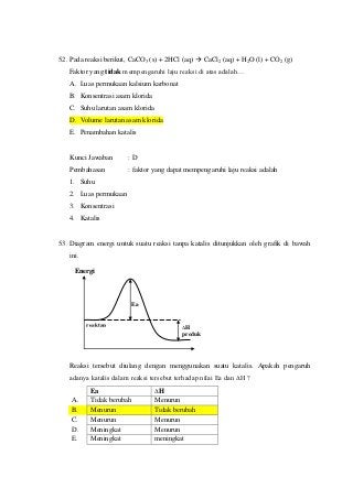 Detail Contoh Soal Laju Reaksi Beserta Jawabannya Nomer 27