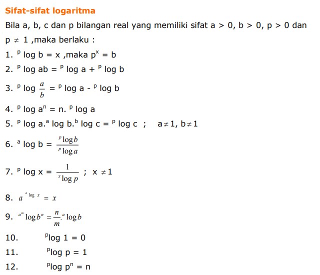 Detail Contoh Soal Logaritma Dan Jawabannya Nomer 14
