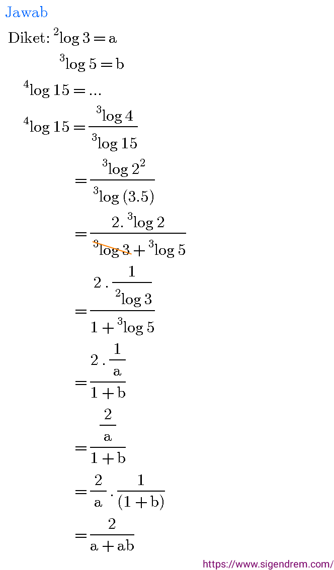 Detail Contoh Soal Logaritma Dan Jawabannya Nomer 21