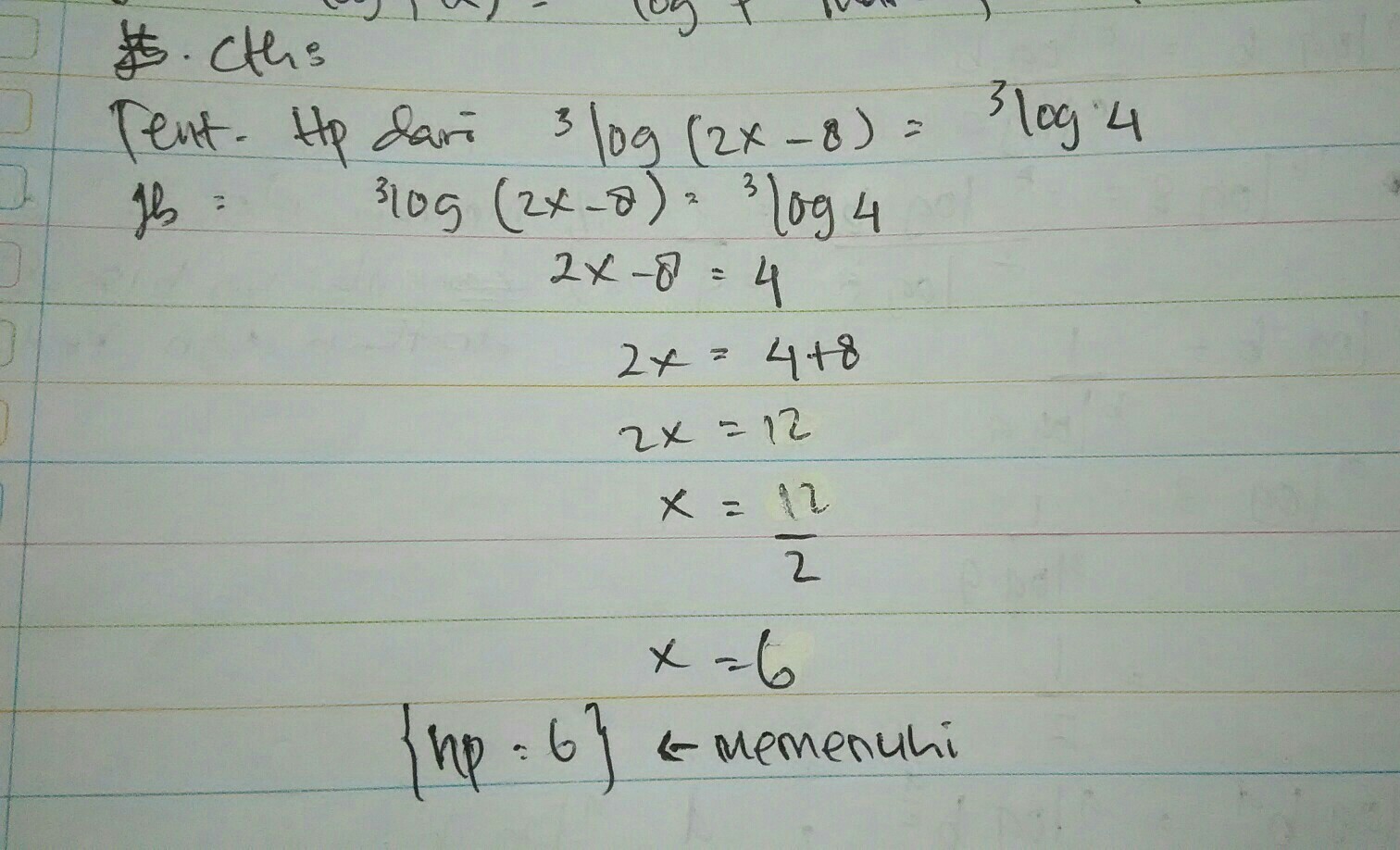 Detail Contoh Soal Logaritma Dan Jawabannya Nomer 27