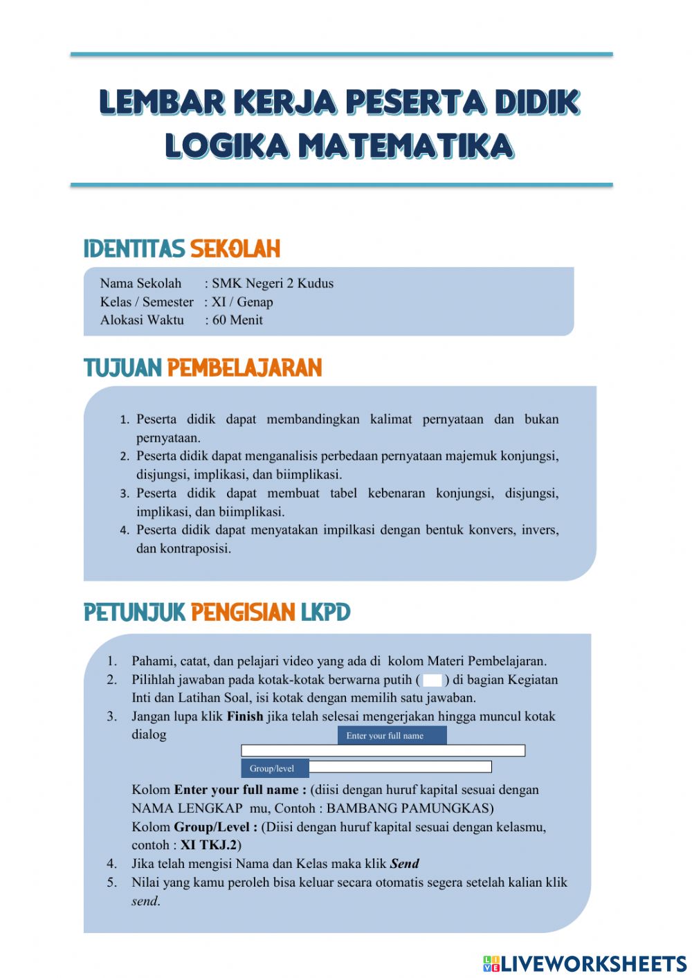 Detail Contoh Soal Logika Matematika Dan Jawabannya Kelas 11 Nomer 11