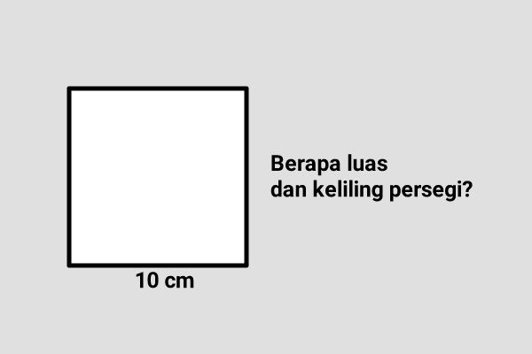 Contoh Soal Luas Dan Keliling Persegi - KibrisPDR