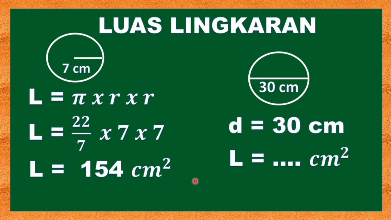 Detail Contoh Soal Luas Lingkaran Dan Jawabannya Kelas 6 Nomer 39