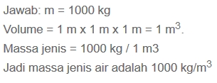 Detail Contoh Soal Massa Jenis Nomer 31