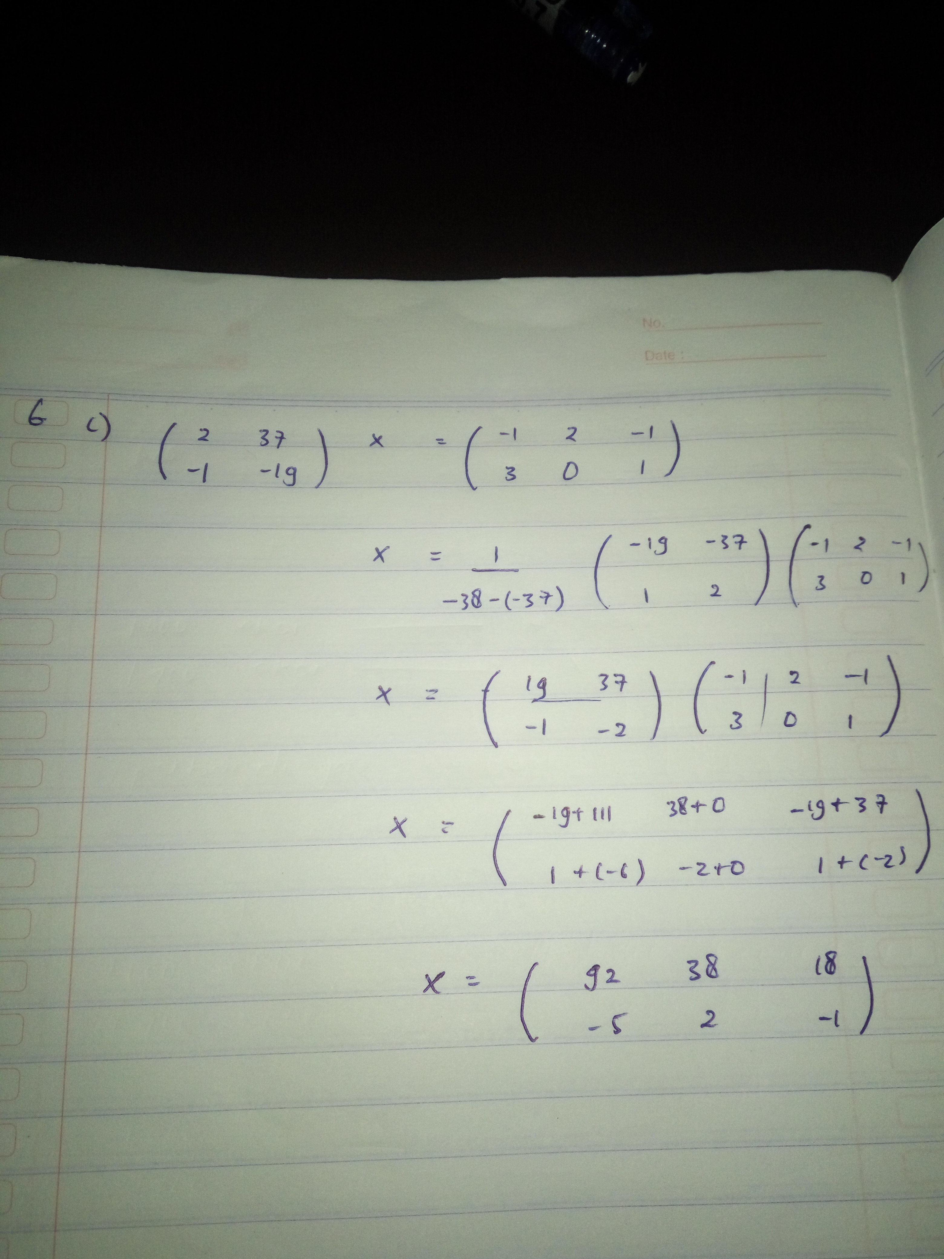 Detail Contoh Soal Matriks Dan Jawabannya Nomer 25