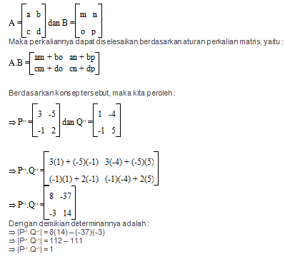 Detail Contoh Soal Matriks Dan Jawabannya Kelas 10 Nomer 7