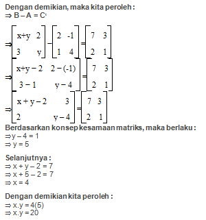 Detail Contoh Soal Matriks Dan Jawabannya Kelas 11 Nomer 37