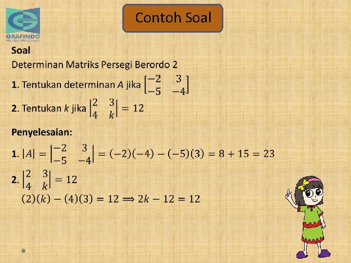 Detail Contoh Soal Matriks Persegi Nomer 20