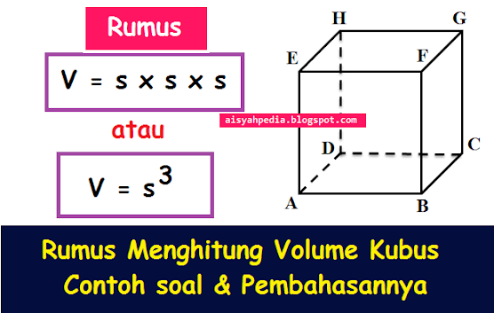 Detail Contoh Soal Mencari Volume Kubus Nomer 5