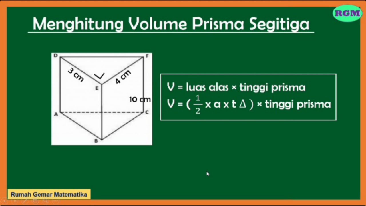 Detail Contoh Soal Mencari Volume Prisma Segitiga Nomer 13