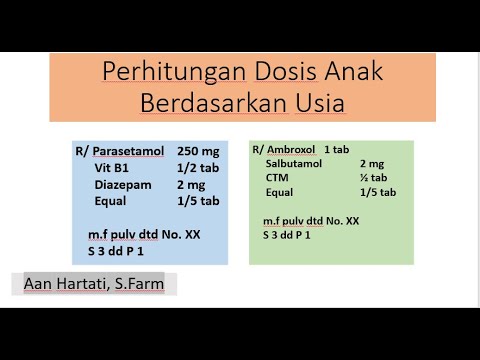 Detail Contoh Soal Menghitung Dosis Obat Nomer 14