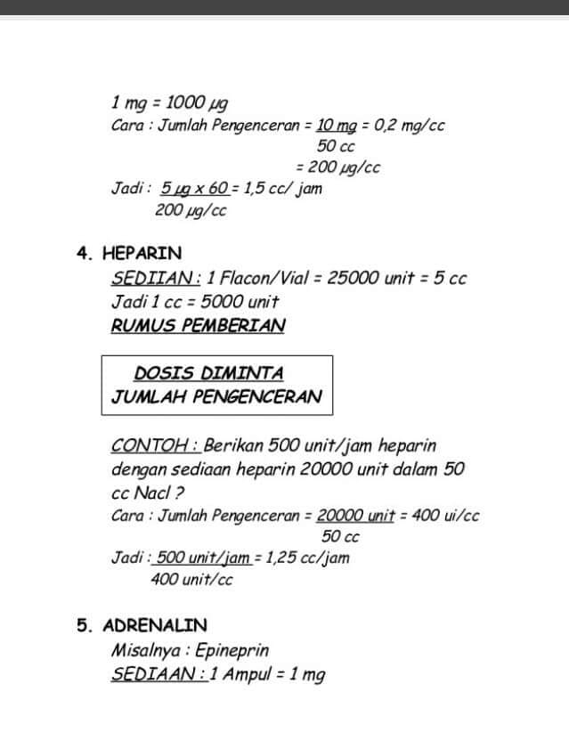 Detail Contoh Soal Menghitung Dosis Obat Nomer 40