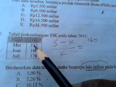 Detail Contoh Soal Menghitung Laju Inflasi Nomer 3